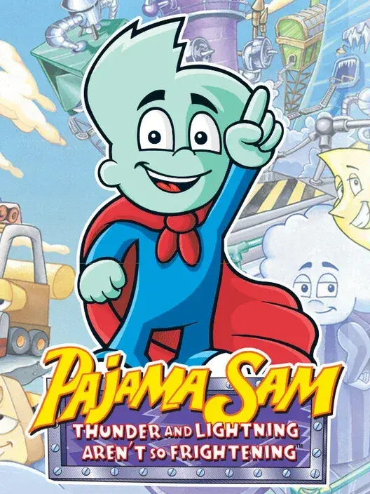Copertina di Pajama Sam 2: Thunder and Lightning Aren't so Frightening