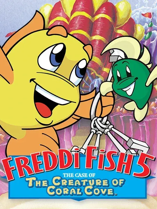 Copertina di Freddi Fish 5: The Case of the Creature of Coral Cove